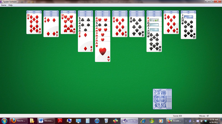 Tip # 7 - How To Win 4 Suit Spider Solitaire
